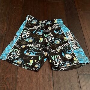 Flow Society Youth Shorts with Black and Gray